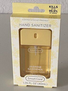 Smart Care Hand Sanitizer Spray 1.35 Fl Oz Jasmine Gardenia Scented NEW